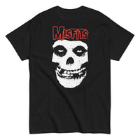 Misfits - Red Skull T-Shirt - Black