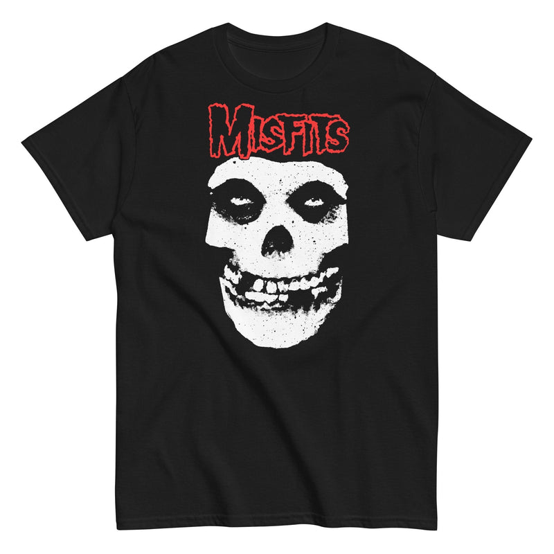 Misfits - Red Skull T-Shirt - Black