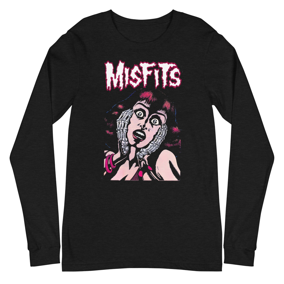 Misfits - Screaming Long Sleeve T-Shirt - Black