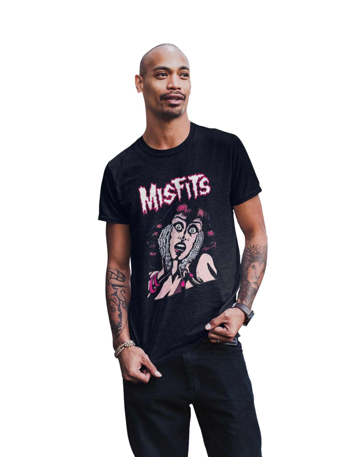 Misfits - Screaming T-Shirt - Black