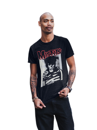 Misfits - Skull Hair T-Shirt - Black