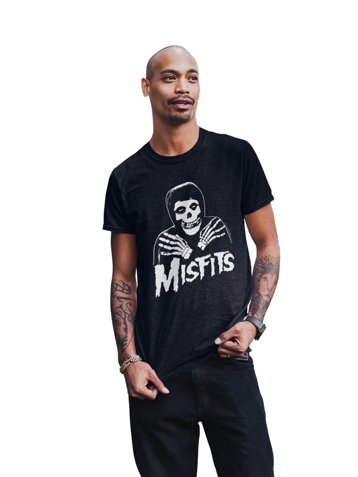 MerchMoment - Misfits T-Shirt - Black