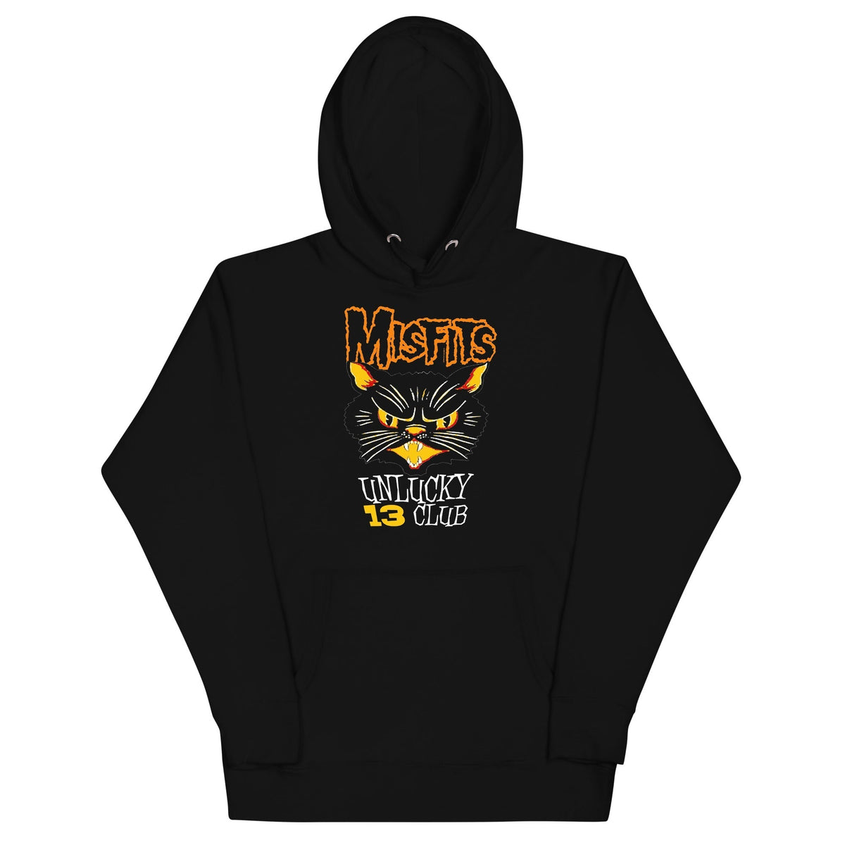 Misfits - Unlucky 13 Club Hoodie - Black