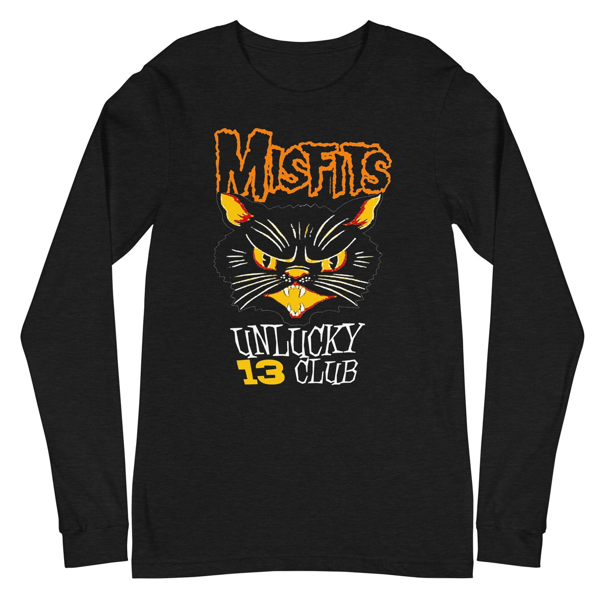 Misfits - Unlucky 13 Club Long Sleeve T-Shirt - Black