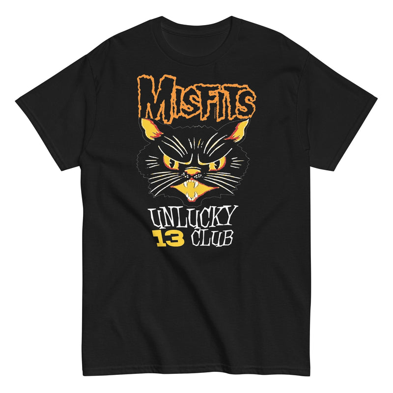 MerchMoment - Misfits - Unlucky 13 Club T-Shirt - Black