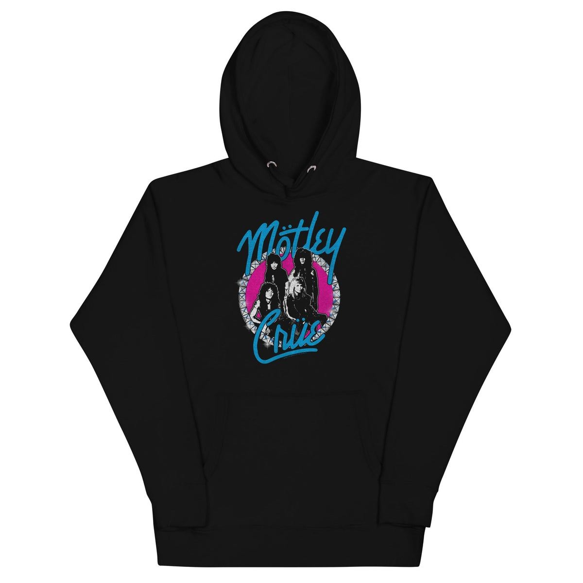 Motley Crue - 80s Hair Hoodie - Black