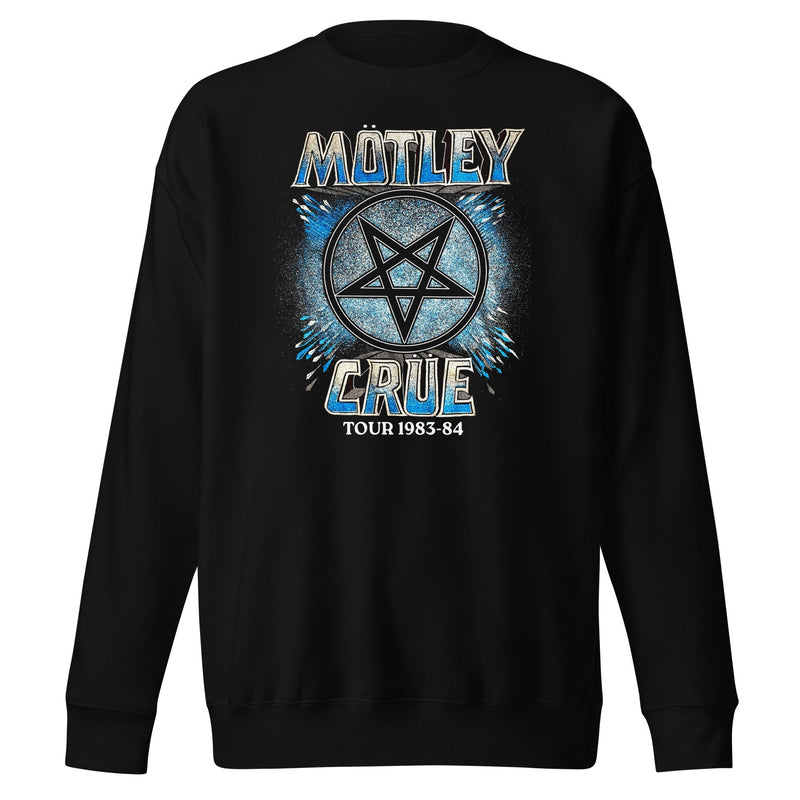 Motley Crue - 83-84 Tour Sweatshirt - Black