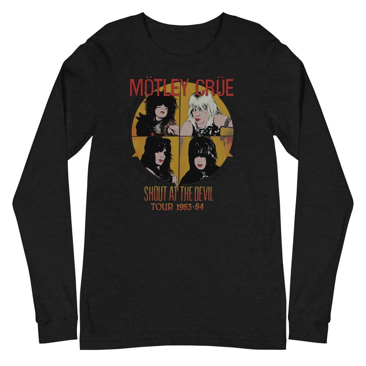 Motley Crue - Always on Tour Long Sleeve T-Shirt - Black