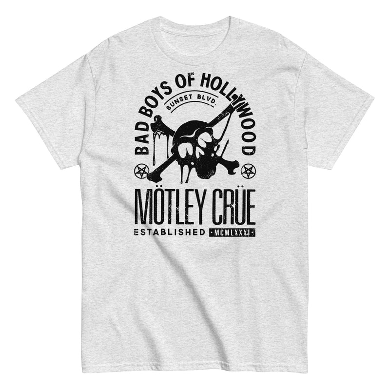 Motley Crue - Bad Boys of Hollywood T-Shirt - White