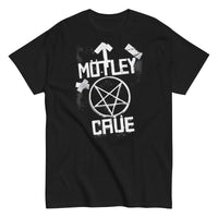 Motley Crue - Black and White Logo T-Shirt - Black