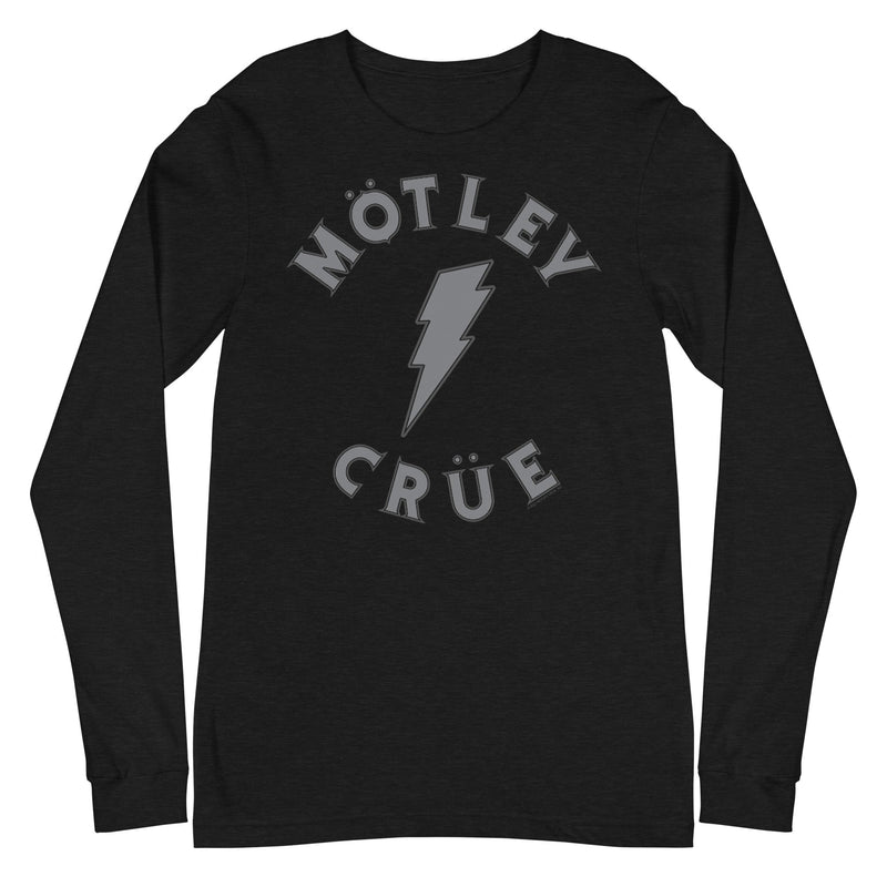 Motley Crue - Core Logo Long Sleeve T-Shirt - Black