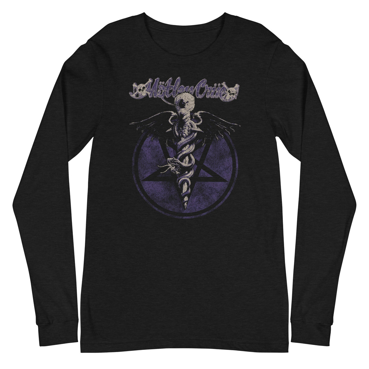 Motley Crue - Dark Doctor Long Sleeve T-Shirt - Black