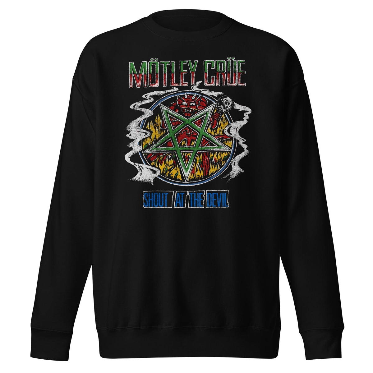 Motley Crue - Ganja Shout Sweatshirt - Black