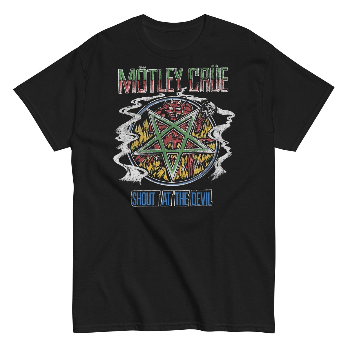 Motley Crue - Ganja Shout T-Shirt - Black