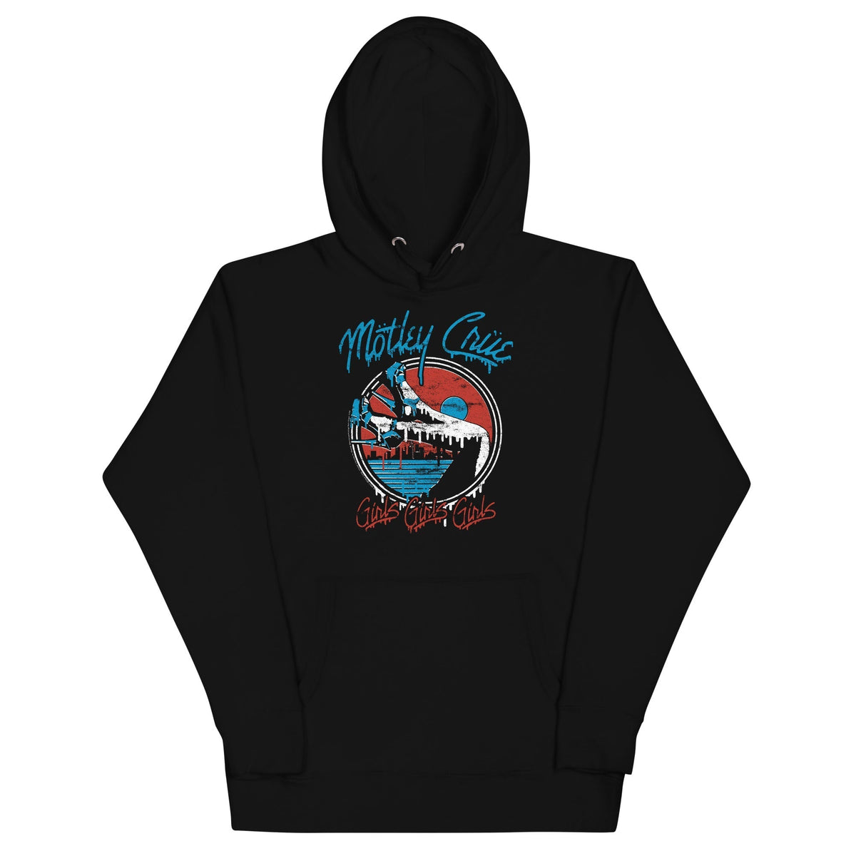 Motley Crue - Girls Drip Hoodie - Black