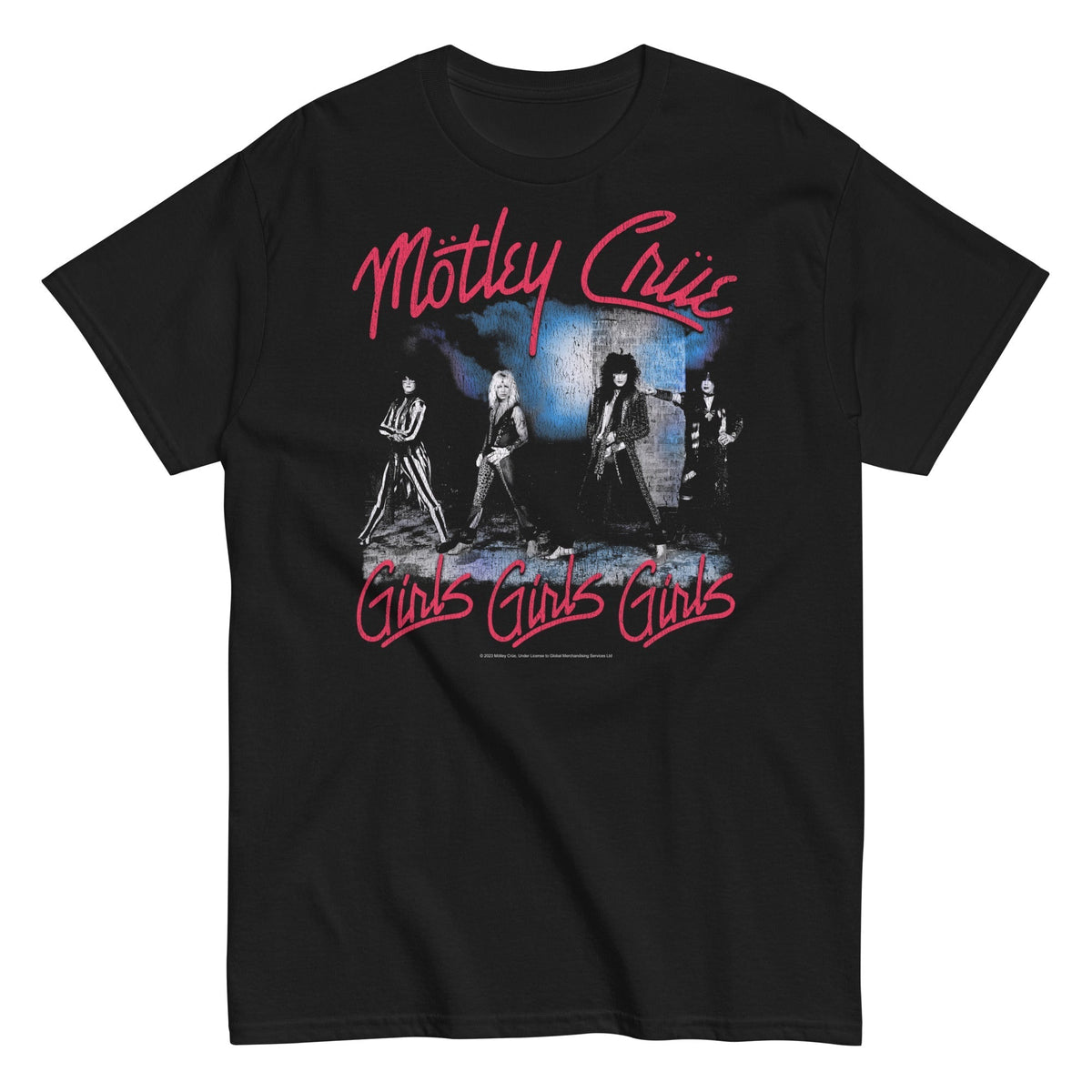 Motley Crue - Girls Girls Girls T-Shirt - Black