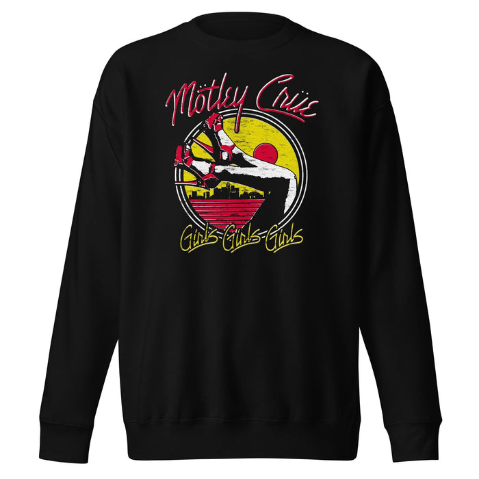 Motley Crue - Girls Sunset Sweatshirt - Black