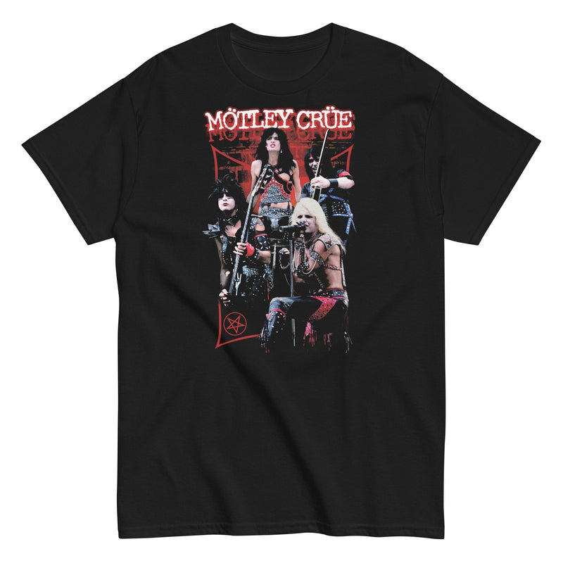 Motley Crue - Live T-Shirt - Black