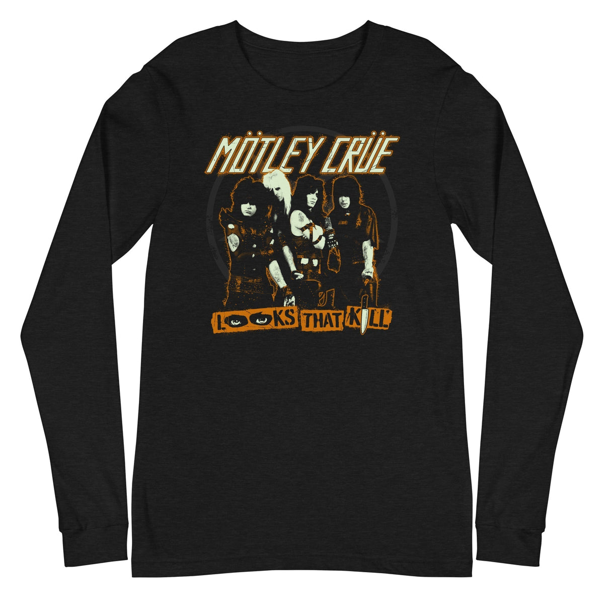 Motley Crue - Looks That Kill Long Sleeve T-Shirt - Black