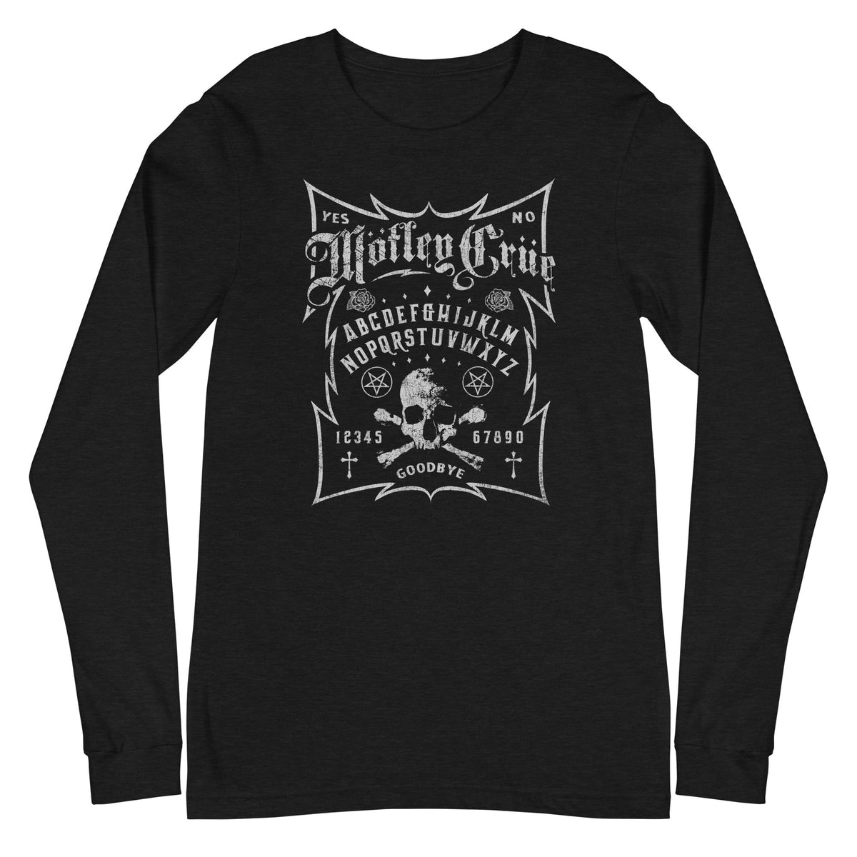 Motley Crue - Ouija Board Long Sleeve T-Shirt - Black