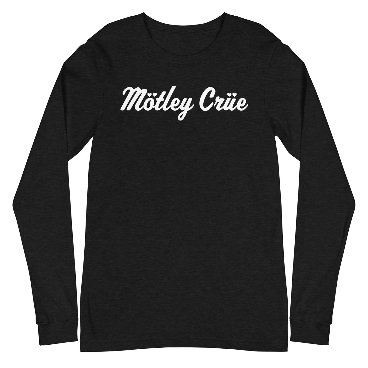 Motley Crue - Script Logo Long Sleeve T-Shirt - Black