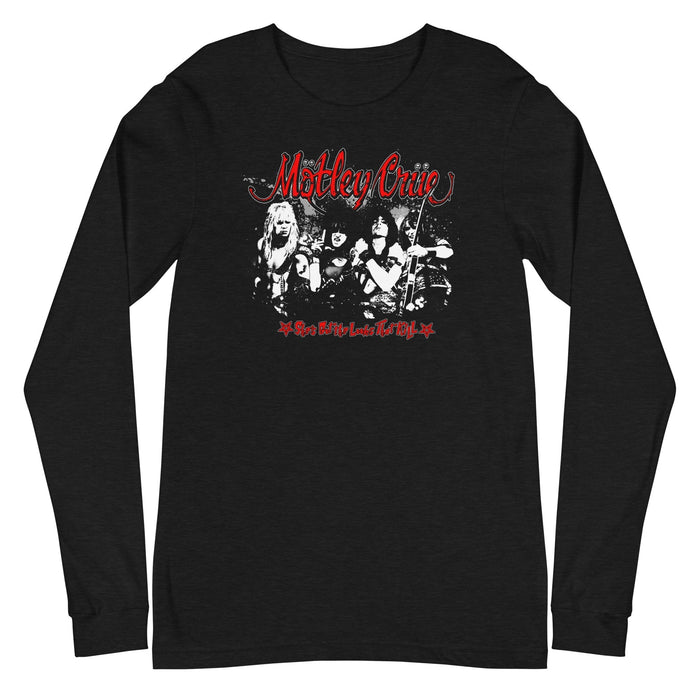 Motley Crue - She's Got the Looks Long Sleeve T-Shirt - Black