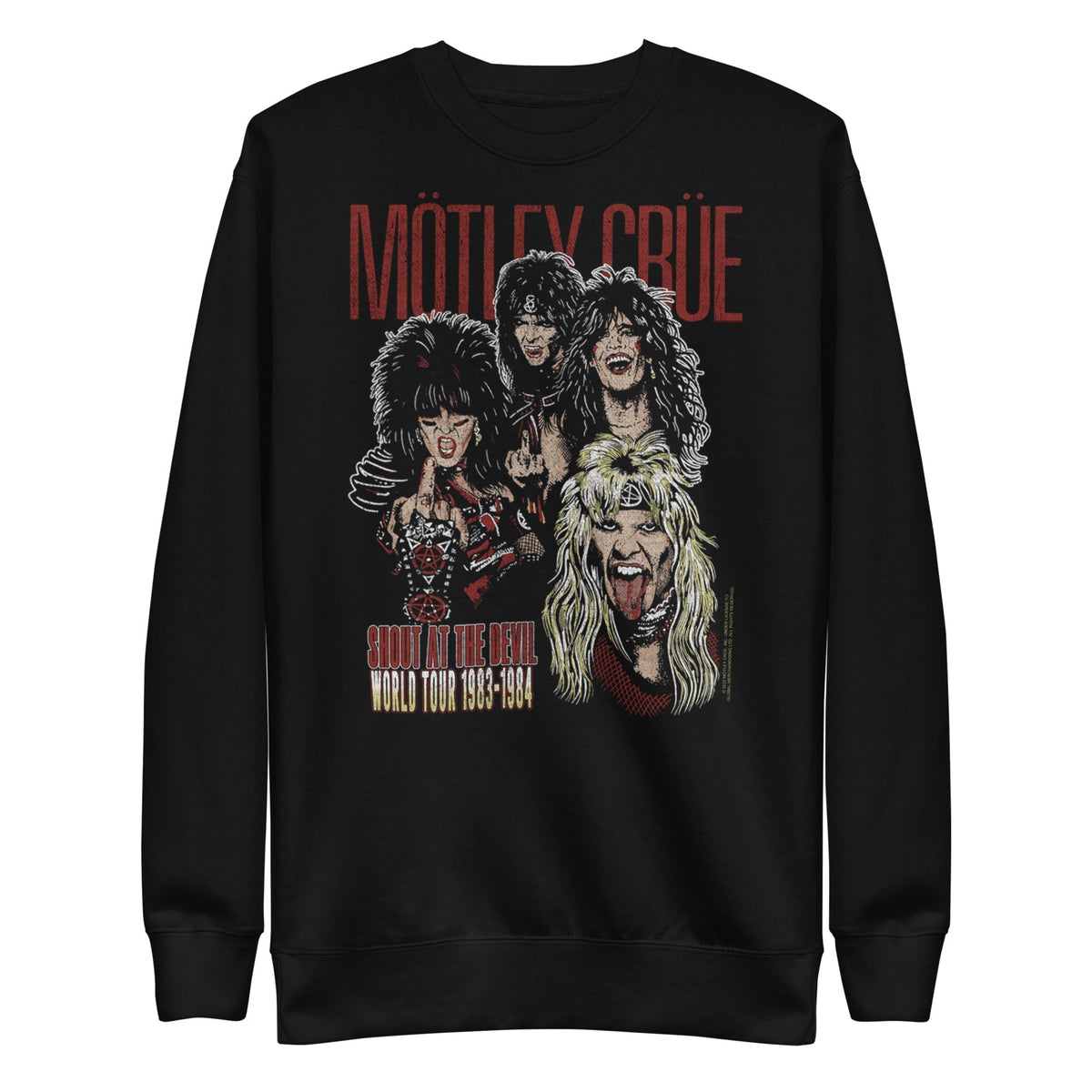 Motley Crue - Shout at the Devil Sweatshirt - Black