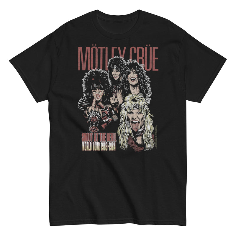 Motley Crue - Shout at the Devil T-Shirt - Black