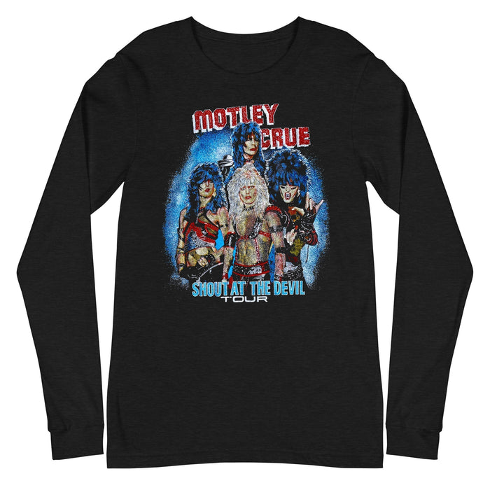 Motley Crue - Shout Tour Long Sleeve T-Shirt - Black