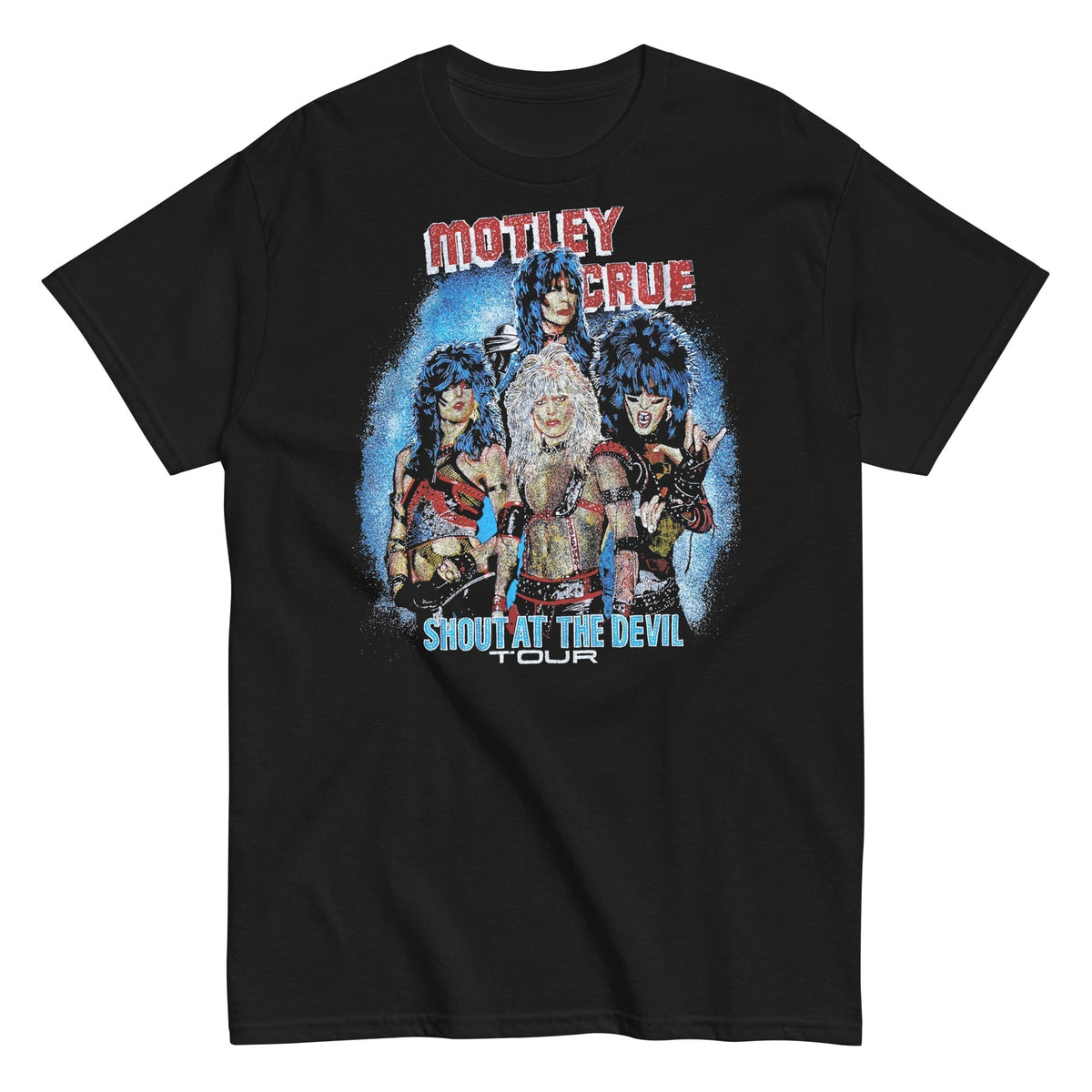 Motley Crue - Shout Tour T-Shirt - Black