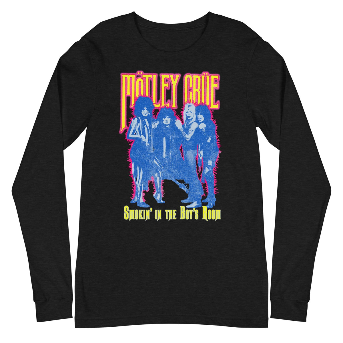 Motley Crue - Smokin' in the Boy's Room Long Sleeve T-Shirt - Black