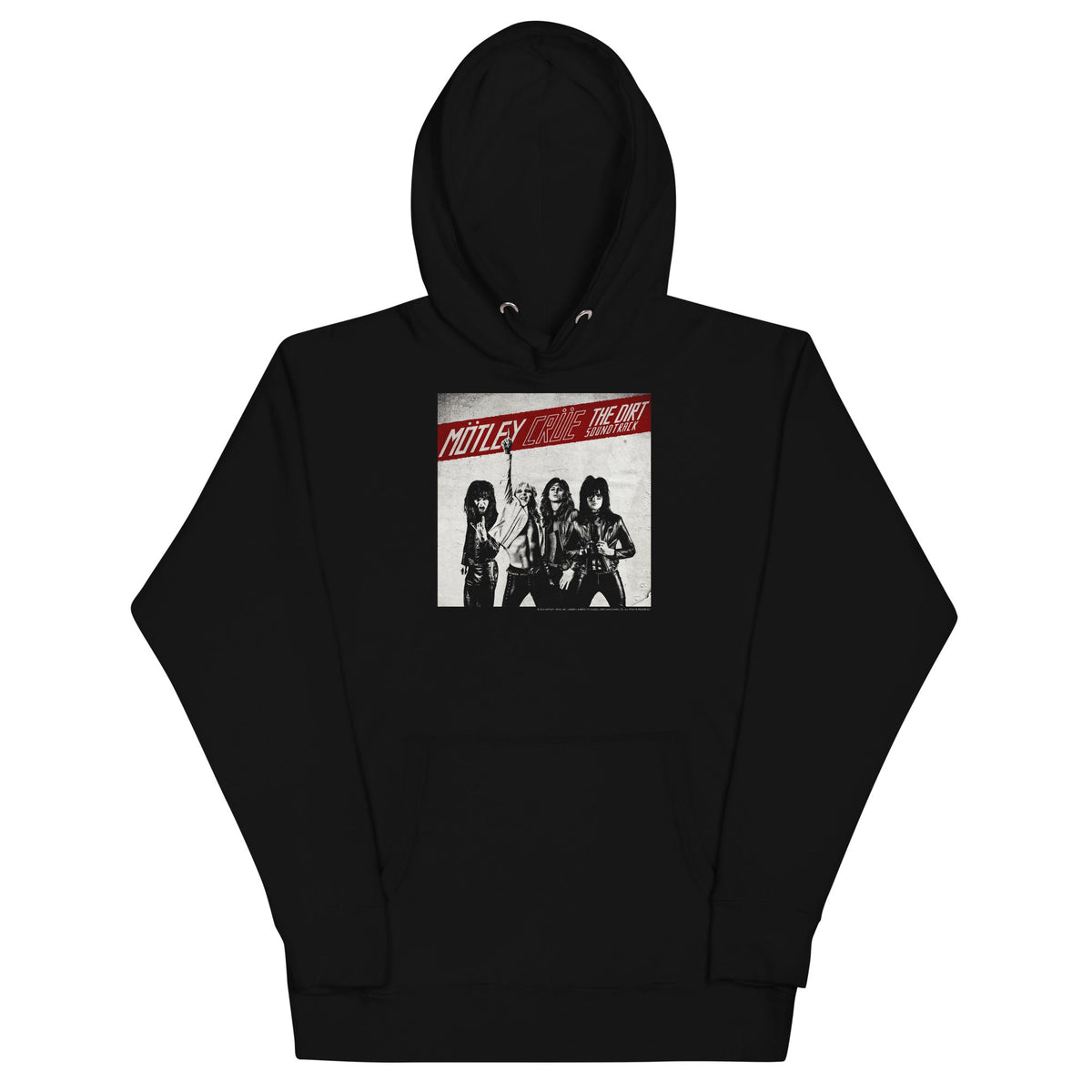 Motley Crue - The Dirt Cover Hoodie - Black