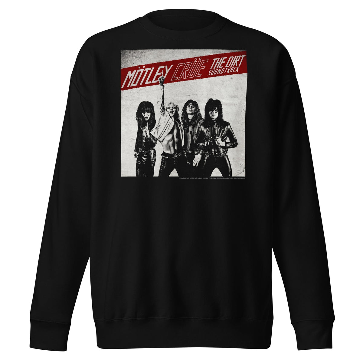 Motley Crue - The Dirt Cover Sweatshirt - Black