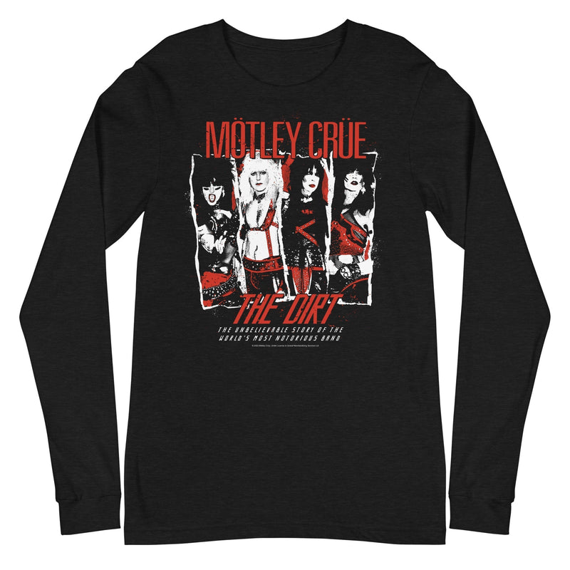 Motley Crue - The Dirt Long Sleeve T-Shirt - Black