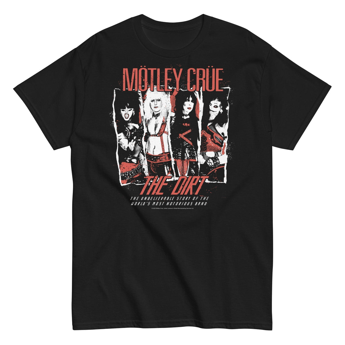 Motley Crue - The Dirt T-Shirt - Black