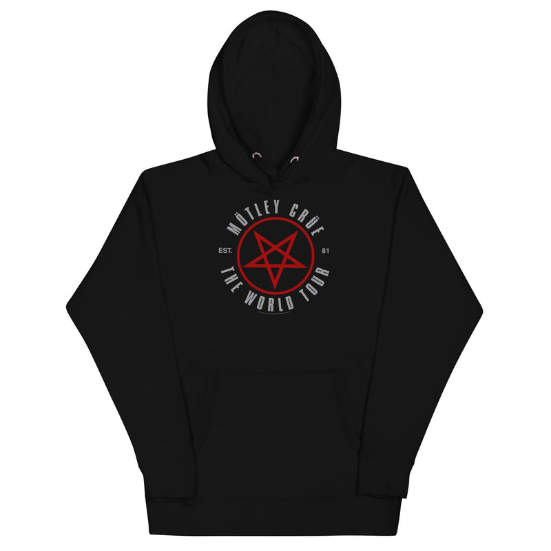 Motley Crue - The World Tour Hoodie - Black