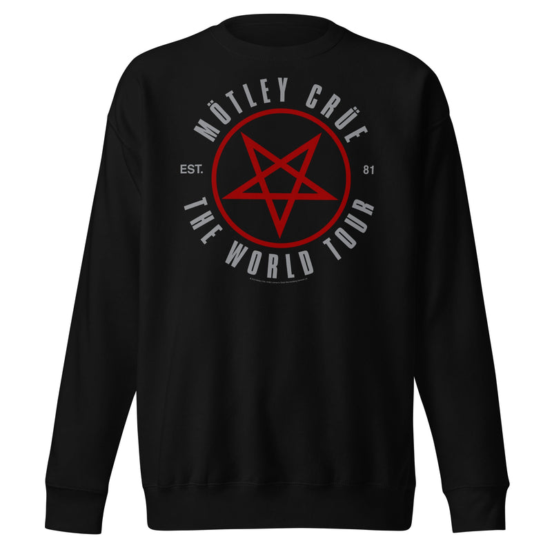 Motley Crue - The World Tour Sweatshirt - Black