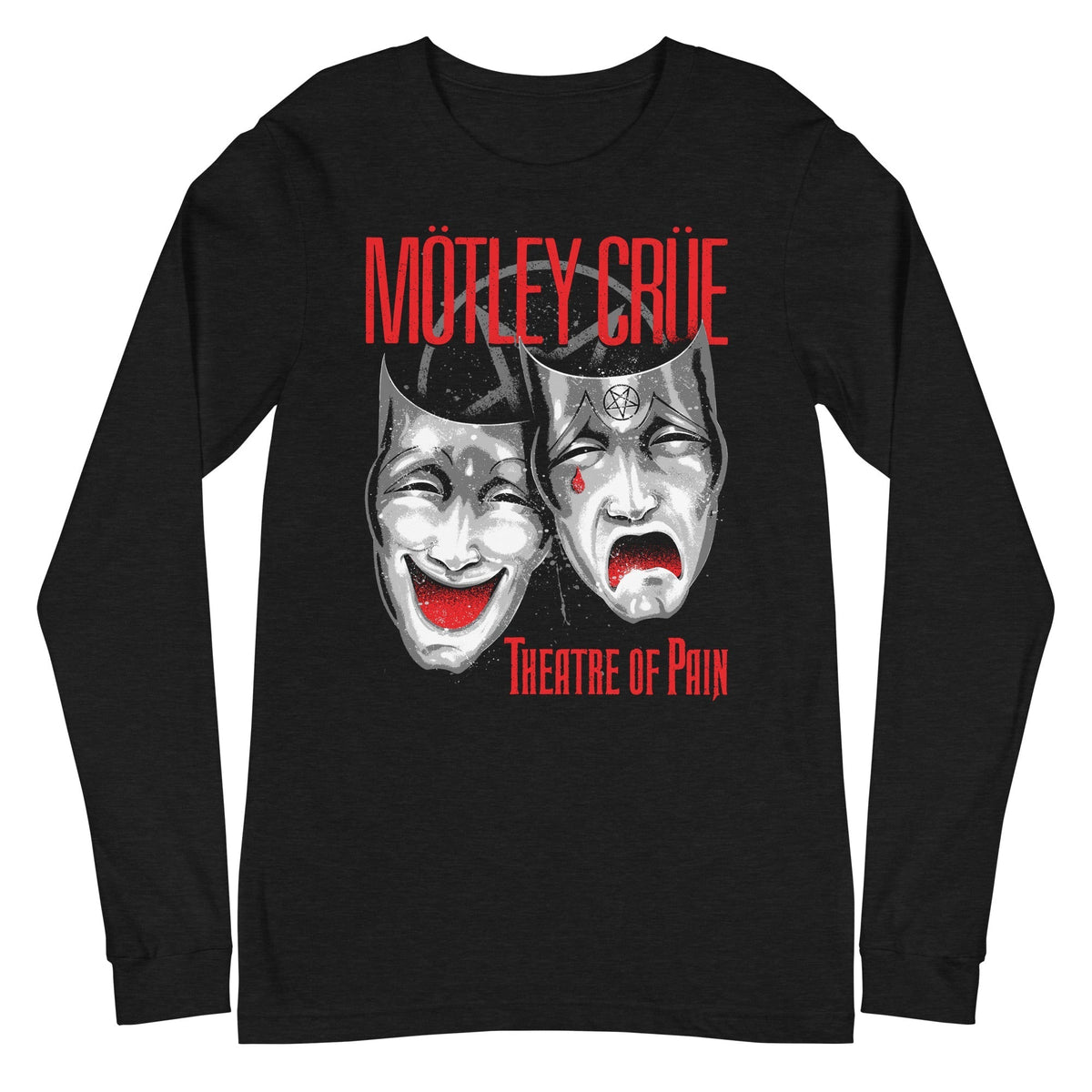 Motley Crue - Theatre of Pain Long Sleeve T-Shirt - Black