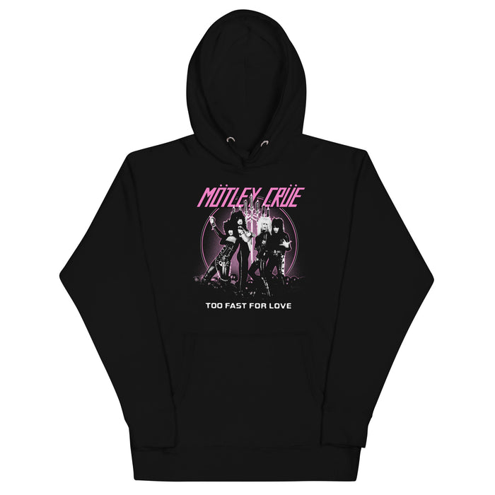 Motley Crue - Too Fast for Love Hoodie - Black