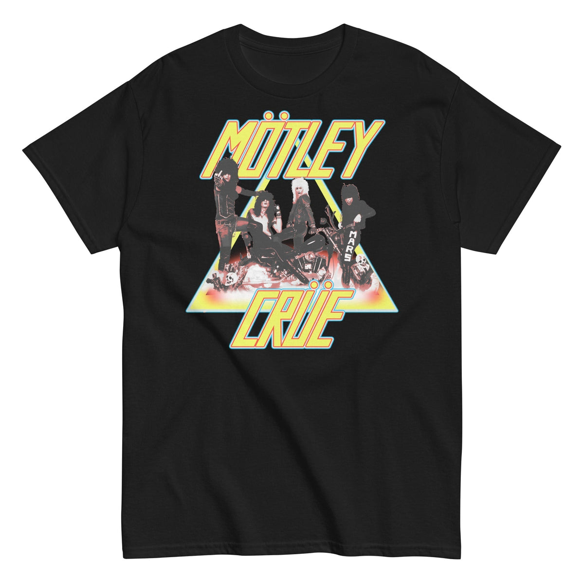 Motley Crue - Triangle Logo T-Shirt - Black