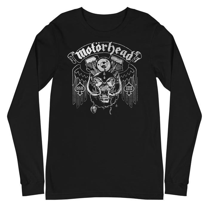 Motorhead - 40 Aces Long Sleeve T-Shirt - Black