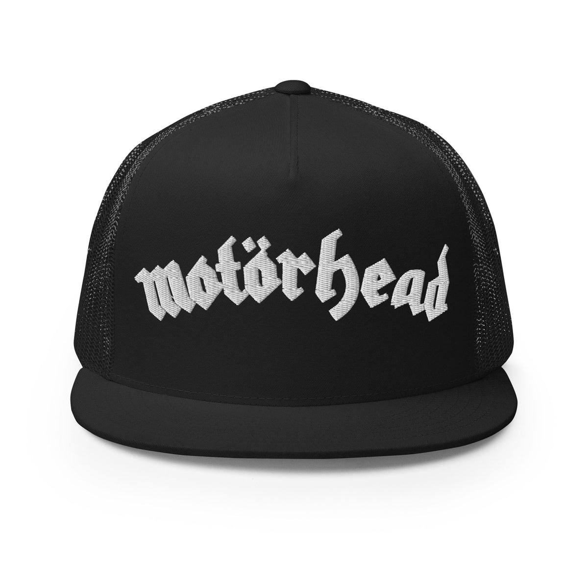 MerchMoment - Motorhead Arched Logo Embroidered Trucker Hat -