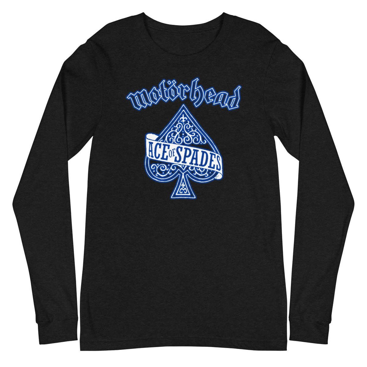 Motorhead - Blue Ace Long Sleeve T-Shirt - Black