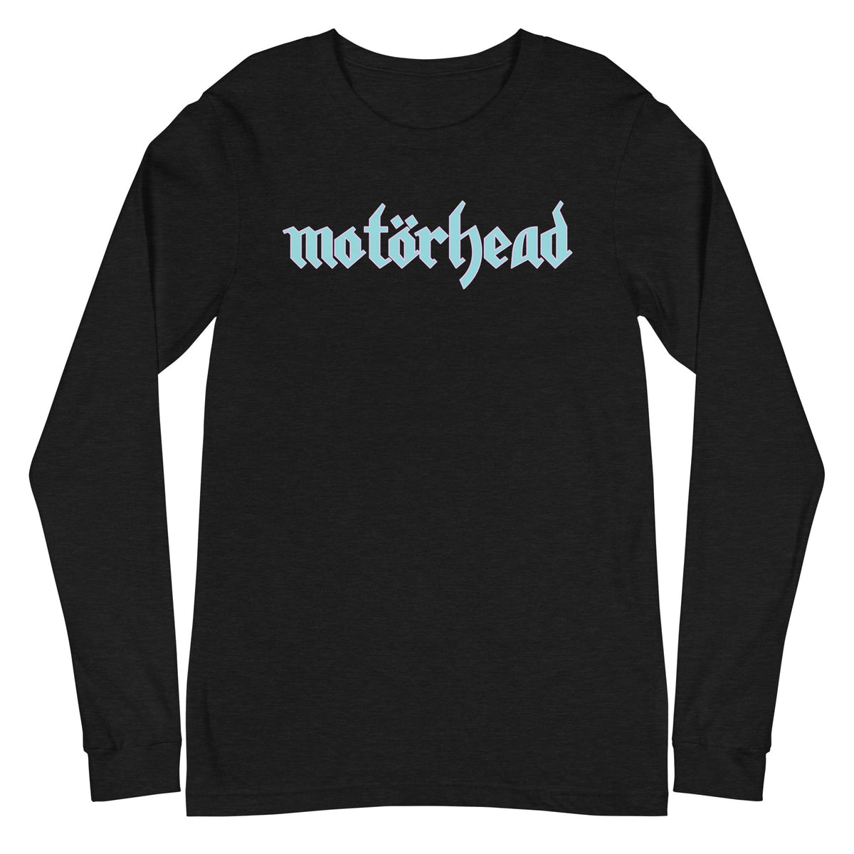 Motorhead - Blue Logo Long Sleeve T-Shirt - Black