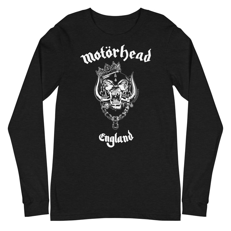 Motorhead - Classic Logo Long Sleeve T-Shirt - Black