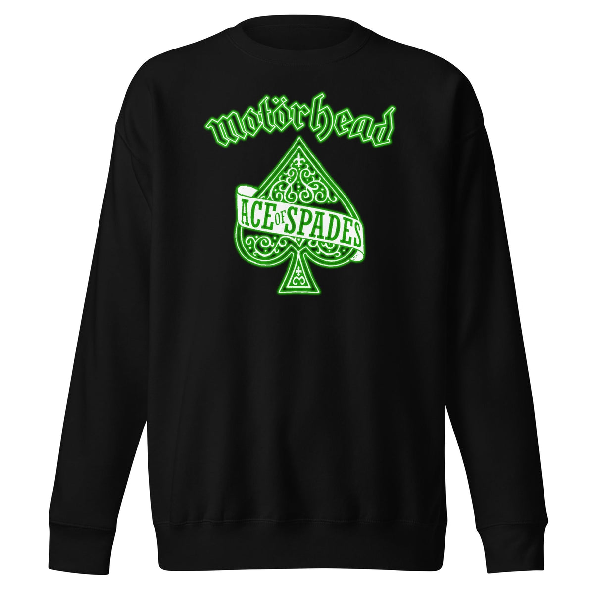 Motorhead - Green Ace Sweatshirt - Black