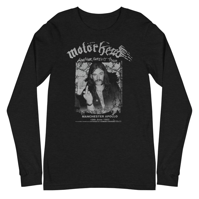 Motorhead - Manchester Apollo Long Sleeve T-Shirt - Black