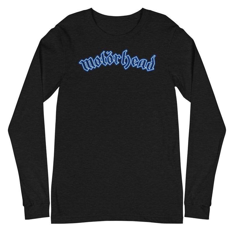 Motorhead - Neon Blue Moon Long Sleeve T-Shirt - Black