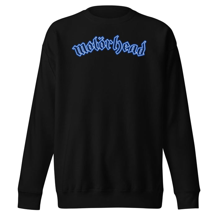 Motorhead - Neon Blue Moon Sweatshirt - Black