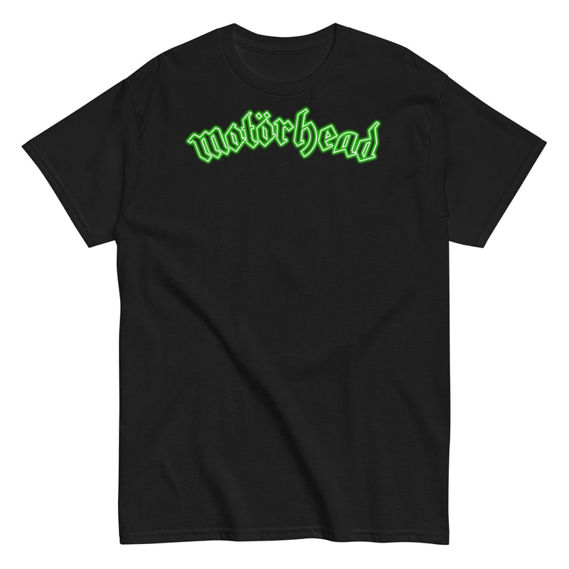 Motorhead - Neon Green Moon T-Shirt - Black